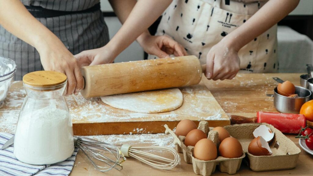 Image d'un ateliers pour faire des palets breton
