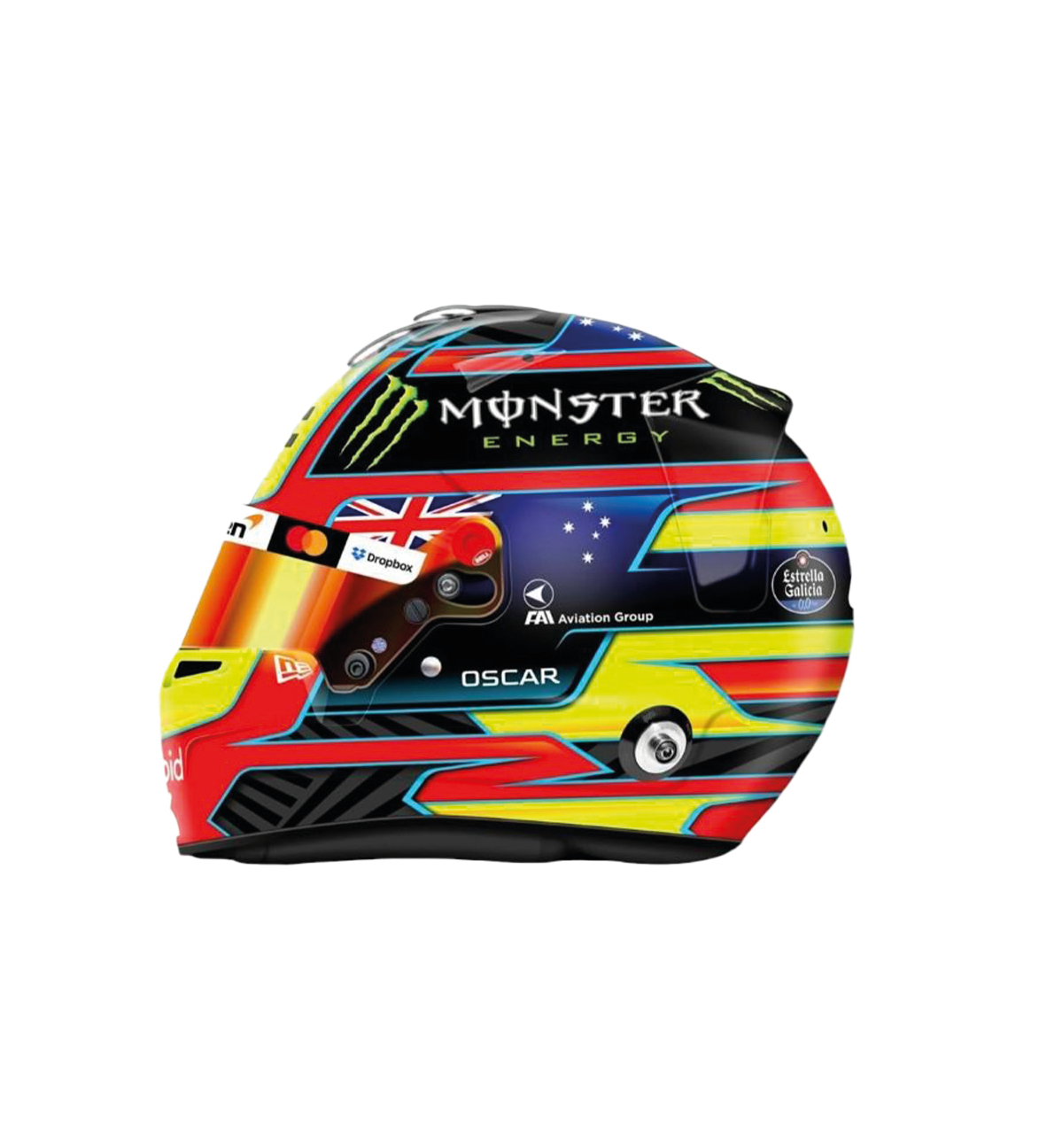 Casque Oscar Piastri - Saison 2026