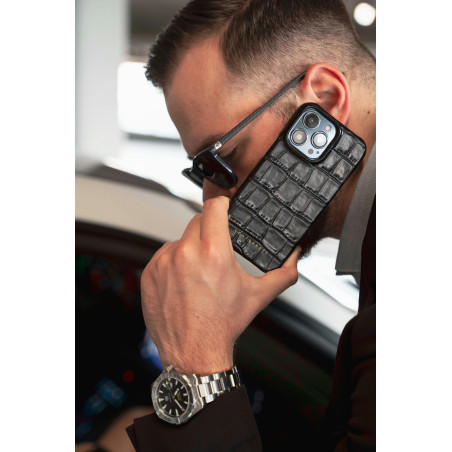 Coque Iphone style "croco"
